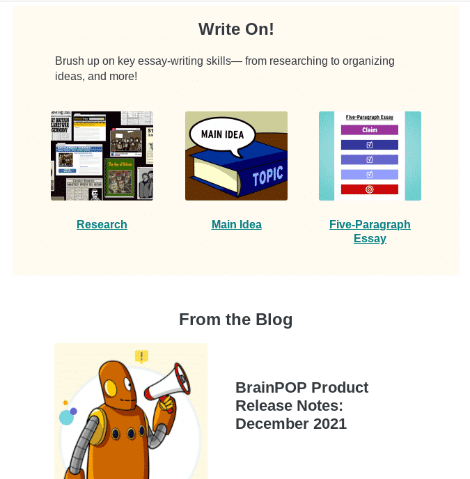 Brainpops January Teachers Lounge Newsletter P Ccsk Tech