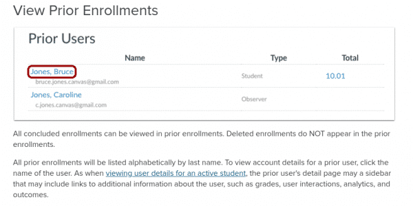 prior enrollments more