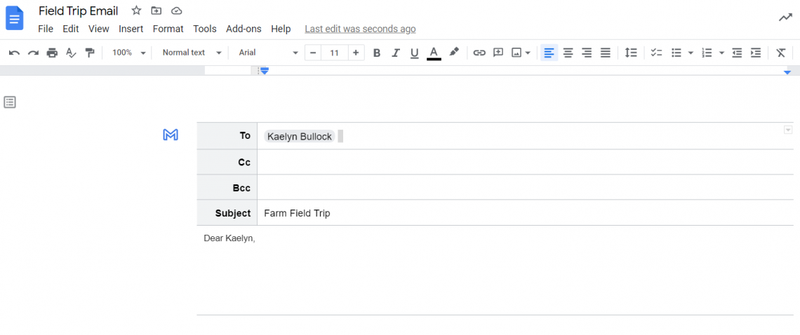 Google Docs Email Templates P CCSK12 Tech