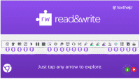 image of read and write toolbar