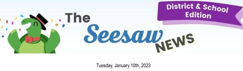 Seesaw January News