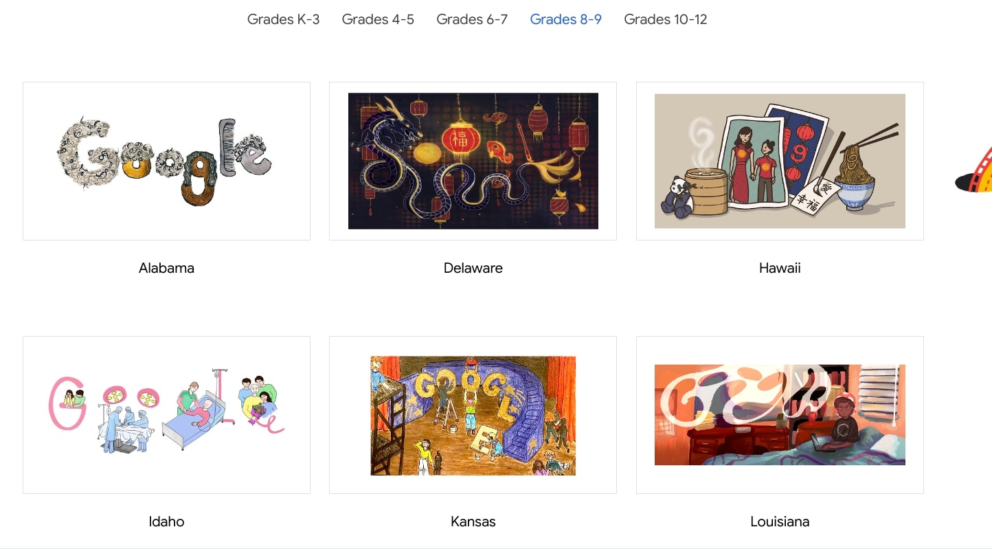 The Doodle for Google student contest turns 15