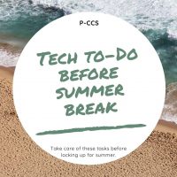 summer break tech to-do