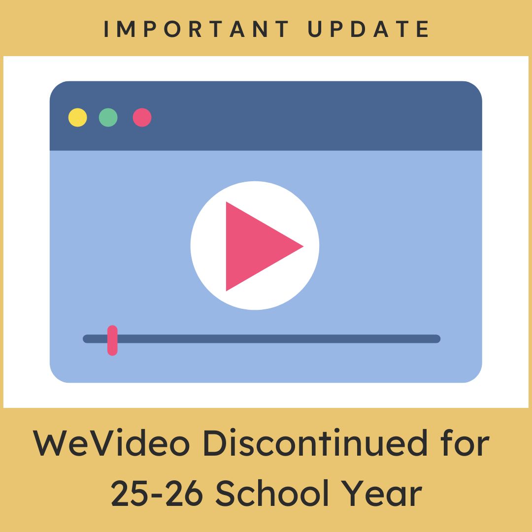 wevideo discontinued