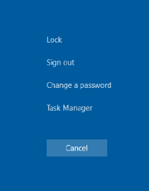 change password box