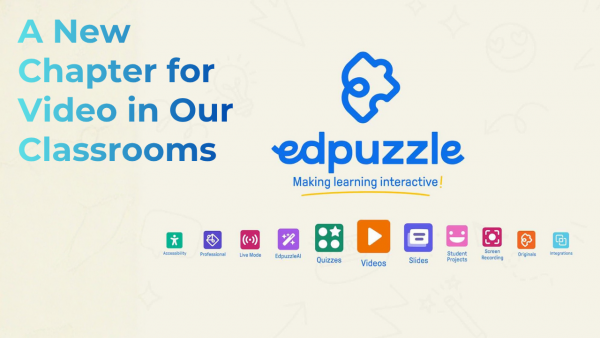 A new chapter of video: Edpuzzle logo